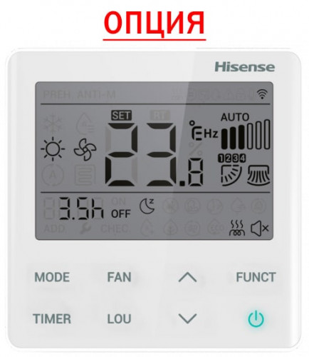 Кондиционер Hisense Silver Crystal Super AS-10UW4RVETG01(S) WI-FI