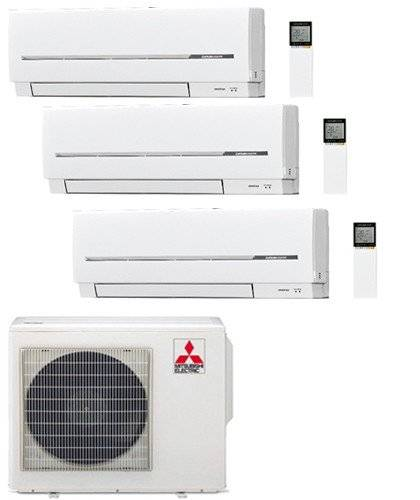 Инверторная мульти сплит-система на 3 комнаты Mitsubishi Electric MXZ-3E54VA + MSZ-SF20VA*3