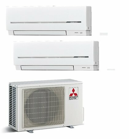 Инверторная мульти сплит-система Mitsubishi Electric MXZ-2F42VF + MSZ-AP25VGK*2