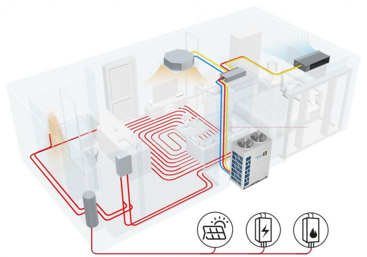 Наружный блок VRF системы Hisense AVWT-154HKFSXA