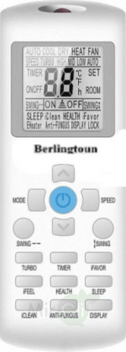 Настенный внутренний блок мульти сплит-системы Berlingtoun BМI-12AIN1