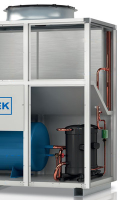 Чиллер с воздушным охлаждением Euroklimat EKCCL 813 Чиллер с воздушным охлаждением Euroklimat EKCCL 813