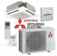 Кассетный кондиционер Mitsubishi Electric PLA-RP35 ВA/ SUZ-KA35VA Кассетный кондиционер Mitsubishi Electric PLA-RP35 ВA/ SUZ-KA35VA
