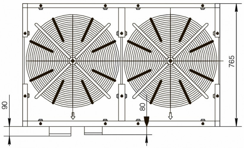 Канальный кондиционер Excon CR-01-4423 Канальный кондиционер Excon CR-01-4423
