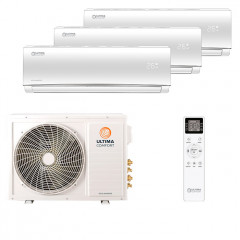 Мульти сплит система на 3 комнаты Ultima Comfort UC-EMM09PN x 3 / UC-3FMA24-OUT-img-1