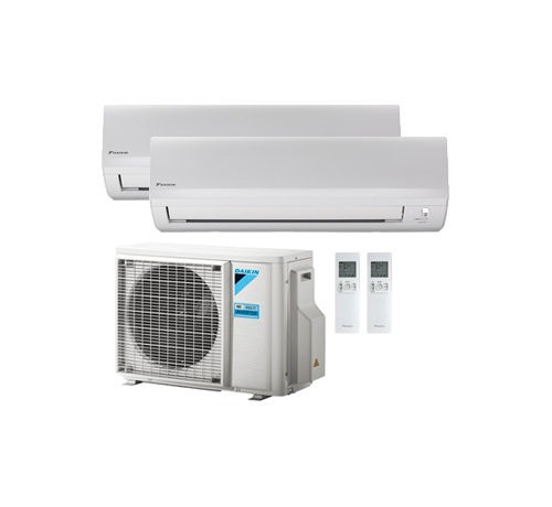 Инверторная мульти сплит-система на 2 комнаты Daikin 2MXS50H + ATXP25M*2 Инверторная мульти сплит-система на 2 комнаты Daikin 2MXS50H + ATXP25M*2