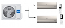 Мульти сплит-система на 2 комнаты Haier Leader Super Match 2U50S2SM1FA-3/AS35S2SF2FA-G*2шт