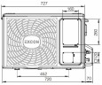 Настенный кондиционер Excon CR-01-0311 Настенный кондиционер Excon CR-01-0311