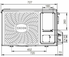 Настенный кондиционер Excon CR-01-0311 Настенный кондиционер Excon CR-01-0311