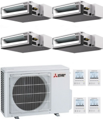 Инверторная мульти сплит-система на 4 комнаты Mitsubishi Electric MXZ-4E83VA + SEZ-M25DA*4 + PAR-40MAA*4 Инверторная мульти сплит-система на 4 комнаты Mitsubishi Electric MXZ-4E83VA + SEZ-M25DA*4 + PAR-40MAA*4