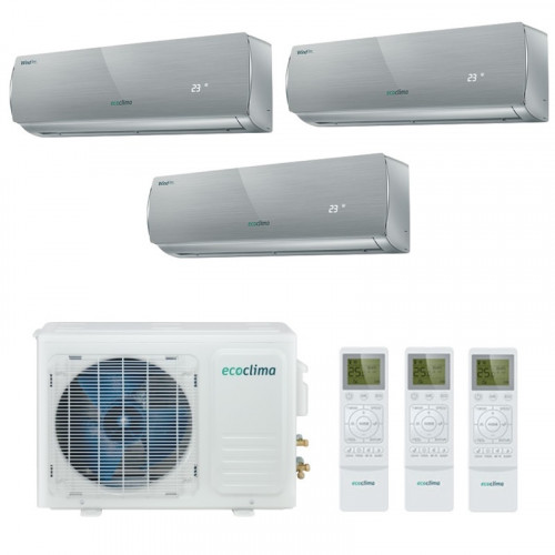 Мульти сплит система на 3 комнаты Ecoclima СM3-H22/4DR2 / CMWM-H09/4R2 [S]