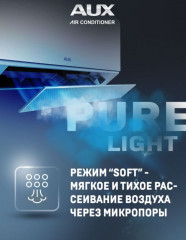 Настенный внутренний блок мульти сплит-системы AUX AMWM-H09/4R2(CD) (R32) -img-3