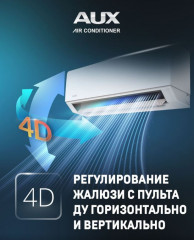 Настенный внутренний блок мульти сплит-системы AUX AMWM-H09/4R2(CD) (R32) -img-4