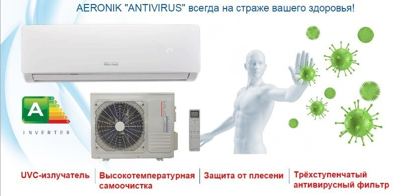 Инверторный кондиционер Aeronik ASI-24 IU/ASO-24 IU