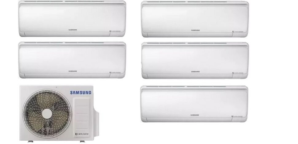 Инверторная мульти сплит-система на 5 комнат на 5 комнат Samsung AJ100FCJ5EH/EU + AJ020RBTDEH/AF*5
