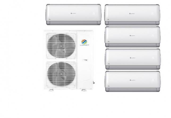 Инверторная мульти сплит-система на 5 комнат на 5 комнат Loriot LAC-42AIM-OUT + Loriot LAC-09AIM-IN*5