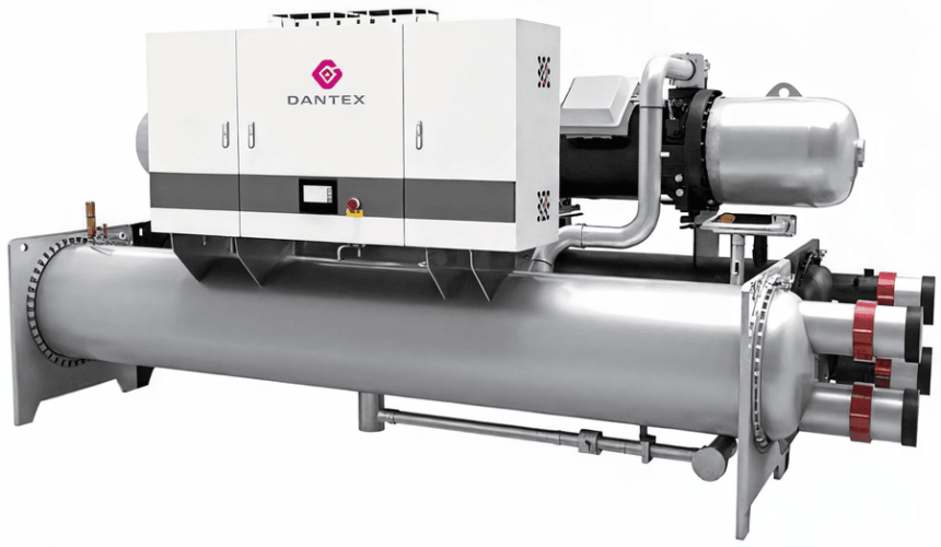 Чиллер с водяным охлаждением Dantex DN-800VSCLWE/SM