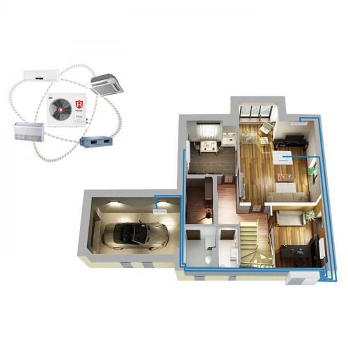 Наружный блок мульти-сплит системы Royal Clima RFM3-27HN/OUT Наружный блок мульти-сплит системы Royal Clima RFM3-27HN/OUT