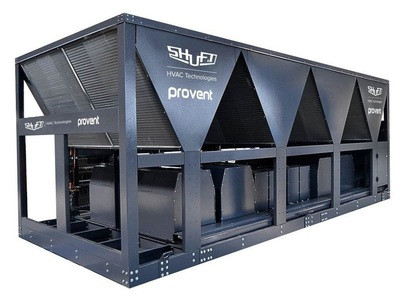 Чиллер с воздушным охлаждением Shuft SKYAIR (V) 400 со встроен. опциями VW Чиллер с воздушным охлаждением Shuft SKYAIR (V) 400 со встроен. опциями VW