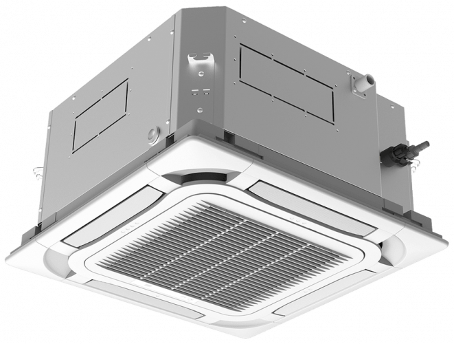 Кассетный кондиционер General Climate GC/GU-4C12HRF compact Кассетный кондиционер General Climate GC/GU-4C12HRF compact