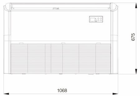 Напольно-потолочный кондиционер Excon CR-01-0712 Напольно-потолочный кондиционер Excon CR-01-0712