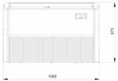 Напольно-потолочный кондиционер Excon CR-01-0712 Напольно-потолочный кондиционер Excon CR-01-0712