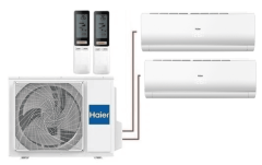 Мульти сплит-система на 2 комнаты Haier Lightera Super Match 2U40S2SM1FA/AS09NS6ERA-W/AS12NS6ERA-W Мульти сплит-система на 2 комнаты Haier Lightera Super Match 2U40S2SM1FA/AS09NS6ERA-W/AS12NS6ERA-W