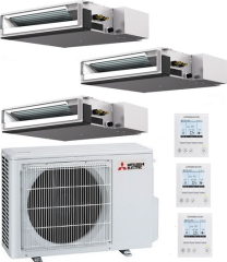 Инверторная мульти сплит-система на 3 комнаты Mitsubishi Electric MXZ-3E68VA + SEZ-M25DA*3 + PAR-40MAA*3 Инверторная мульти сплит-система на 3 комнаты Mitsubishi Electric MXZ-3E68VA + SEZ-M25DA*3 + PAR-40MAA*3