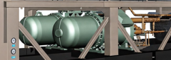Чиллер с воздушным охлаждением Dantex DN-1200BGMTC/SM Чиллер с воздушным охлаждением Dantex DN-1200BGMTC/SM