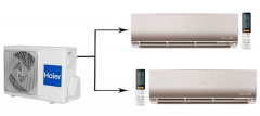 Мульти сплит-система на 2 комнаты Haier Flexis Super Match 2U40S2SM1FA/AS25S2SF1FA-G/AS35S2SF1FA-G Мульти сплит-система на 2 комнаты Haier Flexis Super Match 2U40S2SM1FA/AS25S2SF1FA-G/AS35S2SF1FA-G