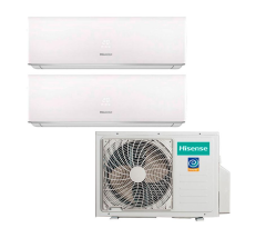 Инверторная мульти сплит-система на 2 комнаты Hisense AMW2-14U4SRE + AMS-09UR4SVEDB65*2 Инверторная мульти сплит-система на 2 комнаты Hisense AMW2-14U4SRE + AMS-09UR4SVEDB65*2