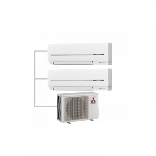 Инверторная мульти сплит-система Mitsubishi Electric MXZ-2F53VFHZ + MSZ-AP20VG + MSZ-AP42VGK