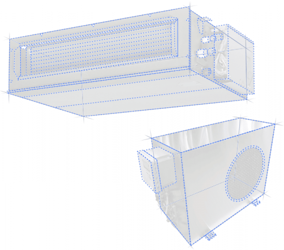 Канальный кондиционер VENTEX Сh-5000 Канальный кондиционер VENTEX Сh-5000