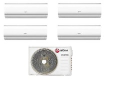 Инверторная мульти сплит-система на 4 комнаты Roda RUI-4M36BB + RSI-M09WB*4 Инверторная мульти сплит-система на 4 комнаты Roda RUI-4M36BB + RSI-M09WB*4