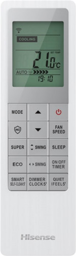 Настенный внутренний блок мульти сплит-системы Hisense Free Match AMS-12UW4RVETG00 WI-FI