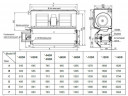 Канальный фанкойл до 12 кВт General Climate GDU-W-10DR Канальный фанкойл до 12 кВт General Climate GDU-W-10DR