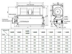 Канальный фанкойл до 12 кВт General Climate GDU-W-10DR Канальный фанкойл до 12 кВт General Climate GDU-W-10DR