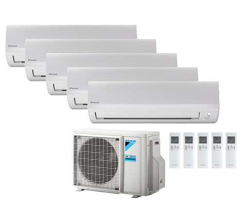 Инверторная мульти сплит-система на 5 комнат на 5 комнат Daikin 5MXS90E + ATXP25M*5