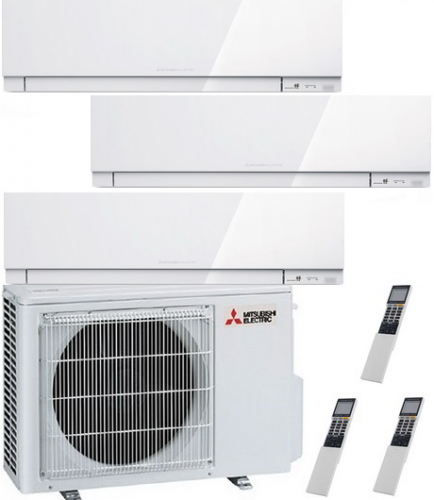 Инверторная мульти сплит-система Mitsubishi Electric MXZ-3F54VF + MSZ-EF25 VEW*3