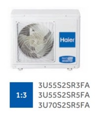 Внешний блок мульти сплит-системы на 3 комнаты Haier Free match 3U55S2SR5FA Внешний блок мульти сплит-системы на 3 комнаты Haier Free match 3U55S2SR5FA