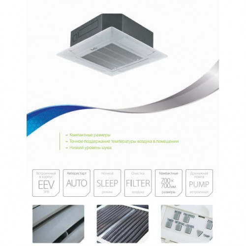 Промышленный кондиционер VRF система Ballu BVRFC4-KS6-140