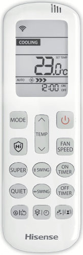 Настенный внутренний блок мульти сплит-системы Hisense Zoom Free Match AMS-24UW4RBTKB02