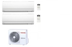 Инверторная мульти сплит-система на 2 комнаты Toshiba RAS-2M18S3AV-E + RAS-10EKV-EE*2 Инверторная мульти сплит-система на 2 комнаты Toshiba RAS-2M18S3AV-E + RAS-10EKV-EE*2