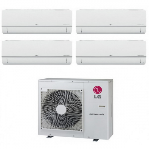 Инверторная мульти сплит-система на 4 комнаты LG MU4M25.U44R0 + PM07SP.NSJR0
