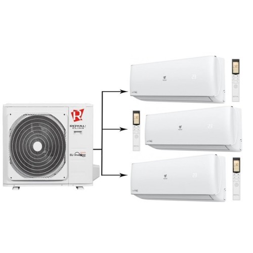 Инверторная мульти сплит система Royal Clima 3RFM-21HN/OUT + RCI-TM09HN*3 на 3 комнаты Инверторная мульти сплит система Royal Clima 3RFM-21HN/OUT + RCI-TM09HN*3 на 3 комнаты