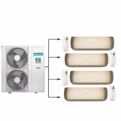 Инверторная мульти сплит-система на 4 комнаты Hisense AMW-42U4SE + AMS-12UR4SVETG67 (С)*4 Инверторная мульти сплит-система на 4 комнаты Hisense AMW-42U4SE + AMS-12UR4SVETG67 (С)*4