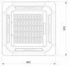 Кассетный кондиционер Excon CR-01-0712 Кассетный кондиционер Excon CR-01-0712