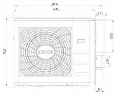 Кассетный кондиционер Excon CR-01-0712 Кассетный кондиционер Excon CR-01-0712