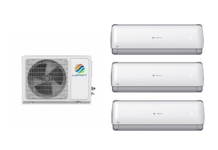 Инверторная мульти сплит-система на 3 комнаты Loriot LAC-21AIM-OUT + Loriot LAC-09AIM-IN*3 Инверторная мульти сплит-система на 3 комнаты Loriot LAC-21AIM-OUT + Loriot LAC-09AIM-IN*3