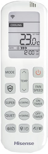 Настенный внутренний блок мульти сплит-системы Hisense Free Match AMS-24UW4RBTKB02 WI-FI